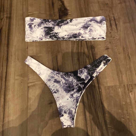 Zaful Marble Bikini - Picture 1 of 4